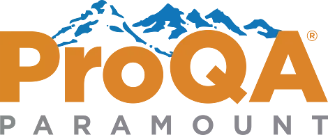 a logo for ProQA on Lawmans website